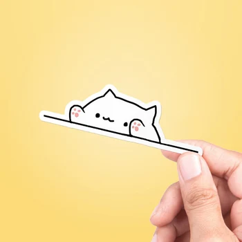 

Customised Cat Sticker Best Friend Gift Laptop Decals Funny Stickers Decal Macbook Decal Stickers Macbook Pro