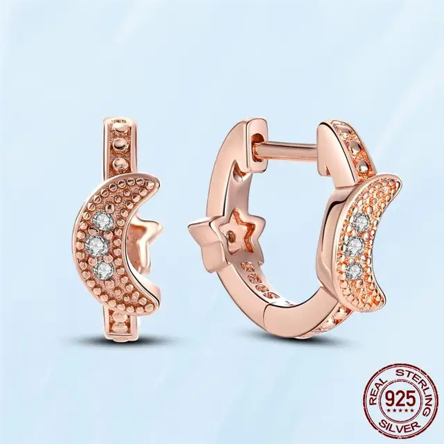 Silver Earrings Real 925 Sterling Silver Asymmetrical Heart Hoop Earrings for Women Fashion Silver Earring Jewelry Gift PAE067