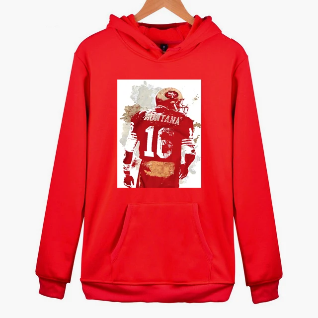 

49ERS JOE MONTANA **OLD SKOOL** Mens Hoodies *MANY OPTIONS*