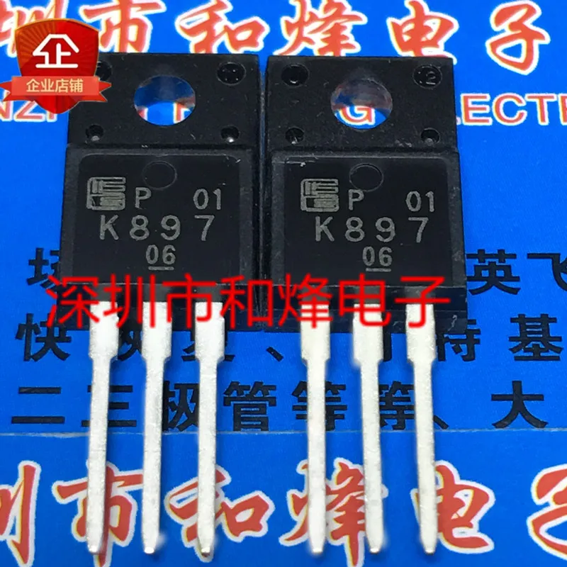 Original 10pcs/ K897 2SK897 TO-220F 550V 4A