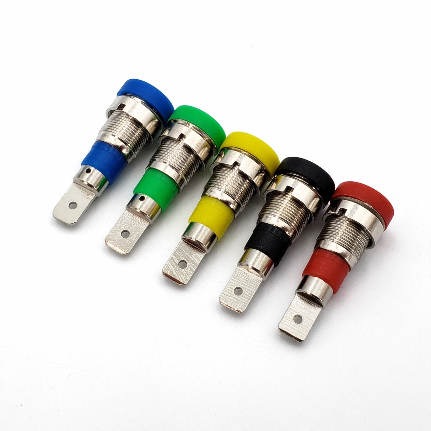 10 шт латунный 4 мм разъем типа банан с гнездовым штекером|connector 4mm|connector socketconnector