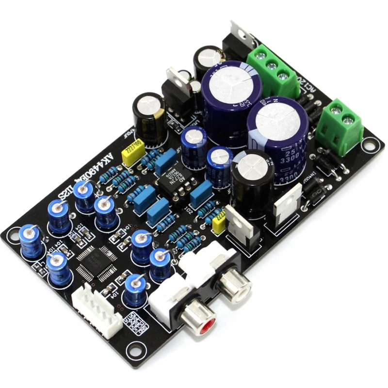 Собранный Ak4490Eq Ak4490 Ii2S Dac поддержка 32Bit 768K Hifi декодер плата G6 008|Адаптеры AC/DC| |