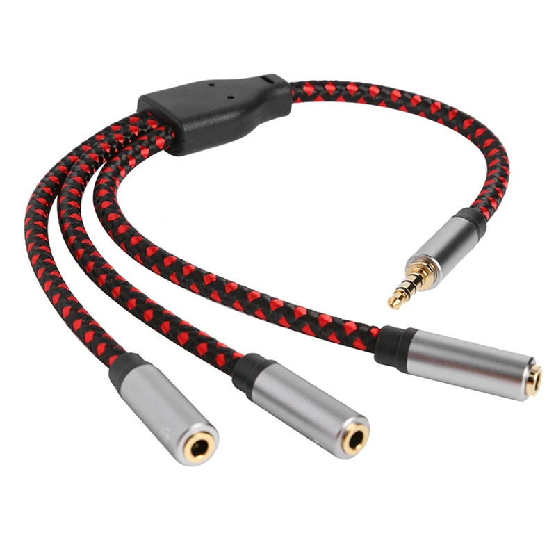 3 5mm o Jack Splitter Cable for Phone MP3 Player Headphone 1 Male to 3 Female AUX Adapter Cord