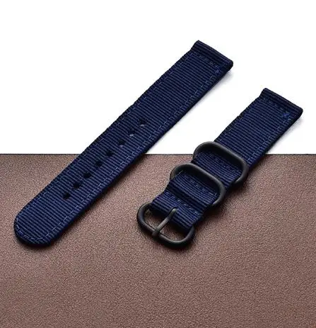 22 мм спортивный нейлоновый ремешок для часов samsung Galaxy Watch 46 мм gear S3 Classic/Frontier Band ремешок для браслета Huami Amazfit Pace - Цвет ремешка: Blue