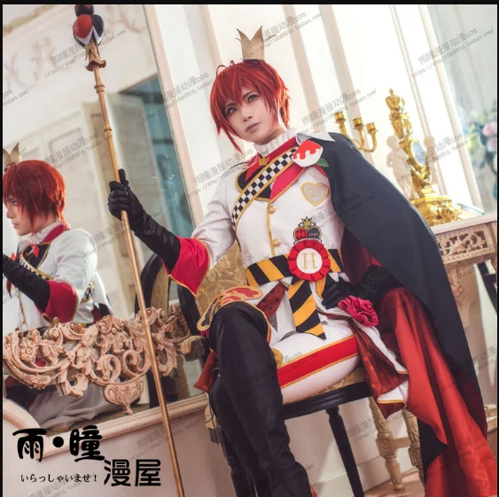 Gioco Contorto-Wonderland Cos Heartslabyul Riddle Rosehearts Costume Cosplay Set Completo
