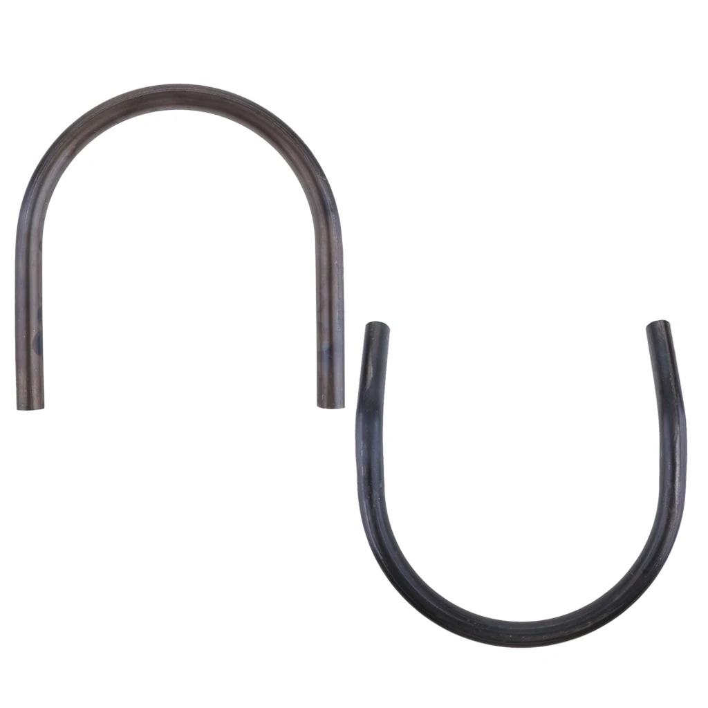 230mm Motorcycle Seat Frame Hoop Loop End Upswept+ Flat for Cafe Racer Bobber #1