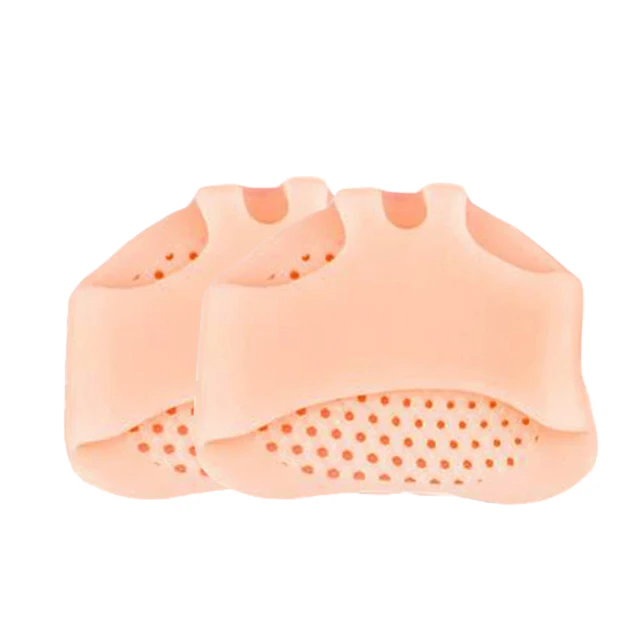 Insoles Forefoot Pads for Women High Heel Shoes Foot Blister Care Toes Insert Pad Silicone Gel Insole Pain Relief Dropshipping 1 Pair Beige