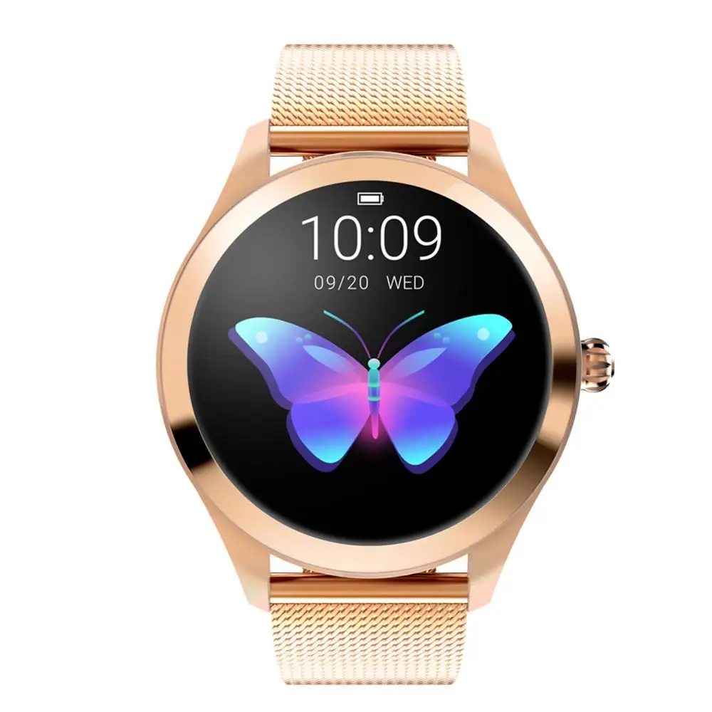 

KW10 smart watch bracelet ladies fashion round screen Bluetooth waterproof heart rate sleep monitoring watch Physiological