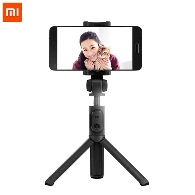 

Original Xiaomi Foldable Tripod Monopod Wireless Bluetooth Selfie Stick With Remote Shutter Selfiestick For iPhone Huawei Xiaomi