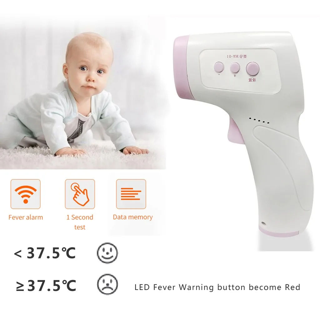 

Forehead Intelligent Thermometer Portable Non Contact Precision Measurement Infrared Human Object Digital Display Thermometer