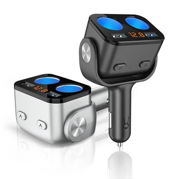 

QC3.0 Car Power Adapter Fast Charge Dual USB Port 5V 5.8A LED Voltage Display Universal Vehicle Cigarette Lighter Indicator