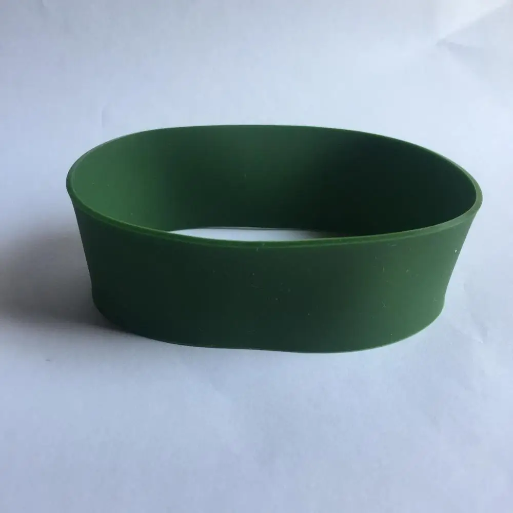 30 шт./лот 30 мм Высота силиконовые FDA силиконовые кружки рукав, силиконовые обертывания керамические чашки рукава перерабатываемого стекла чашки воды рукава - Цвет: dark green