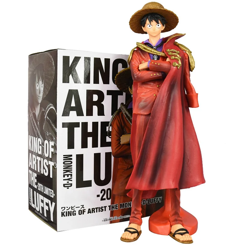 

Luffy Figurine Anime One Piece 20th Red Cloak Monkey D Luffy Model Gift Decoration PVC Action Figure Collection Toy luffy figura