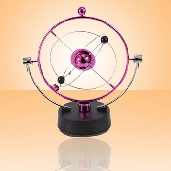 

1Piece Solar System Model Desk Toys Mobile Milky Way Gizmos Perpetual Motion Spherical Pendulum Revolving Desk Orbital Toy