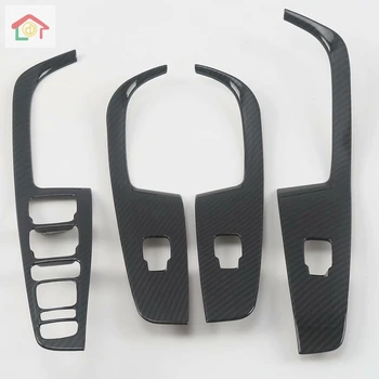 

For Hyundai IX35 2018 Inner Door Armrest Window Switch Button Protector Cover Trim Interior Accessories Stainless Steel