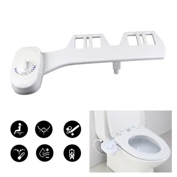 

Toilet Bidet Seat Mechanical Washing Non-Electric Bidet Self-Cleaning Nozzle for Pregnant Women Fresh Water Bidet Sprayer