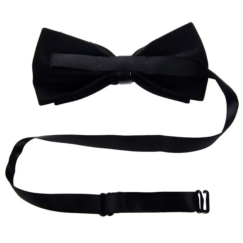 Модный галстук-бабочка, Высококачественный галстук-бабочка, классический металлический головной убор, мужской бутик, галстук-бабочка для мужчин и женщин, бабочка черного цвета