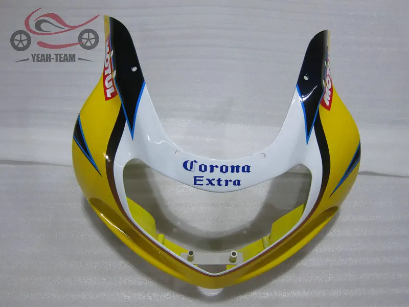 Набор обтекателей на заказ для Suzuki GSX R750 20012002 2003 GSXR600 01 02 03 GSXR 600 750 желтый Corona road racing наборы обтекателей