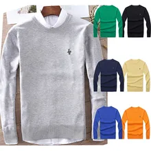 spring and autumn Cotton Sweater Men Long Sleeve Pullovers Outwear Man O-Neck sweaters Tops Loose Solid Fit Knitting Clothing spring and autumn Cotton Sweater Men Long Sleeve Pullovers Outwear Man O-Neck sweaters Tops Loose Solid Fit Knitting Clothing
