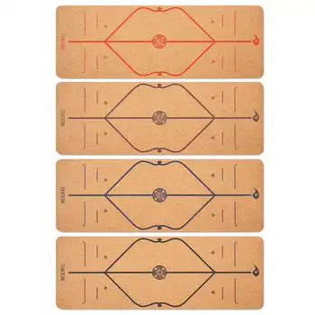 

183X65cm Anti-wrinkle Cork TPE Yoga Mat 6mm Sports Fitness Gym Exercise Mat Non-slip Absorb Sweat Odorless Pilates Training Pads