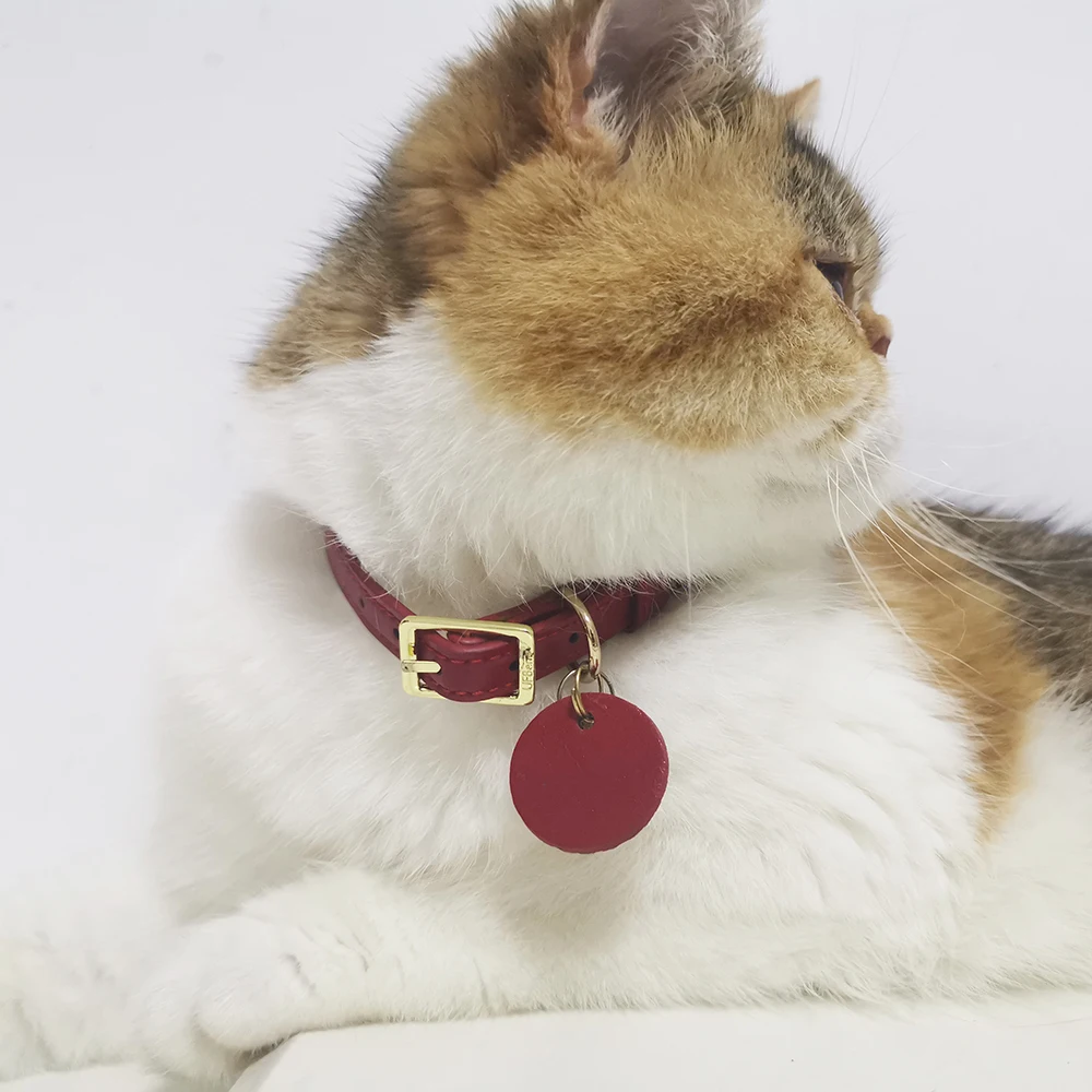 UFBemo персонализированный ошейник для кошек эластичный с колье колокольчиками из