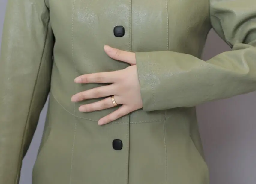 M-5XL, хит, Весенняя/Осенняя женская новая модная Корейская версия, куртка из искусственной кожи большого размера