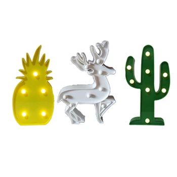 

Cartoon 3D LED Night Light Holiday Decor Children Kids Room Night Lamp LED Table Lamp Home Decorations