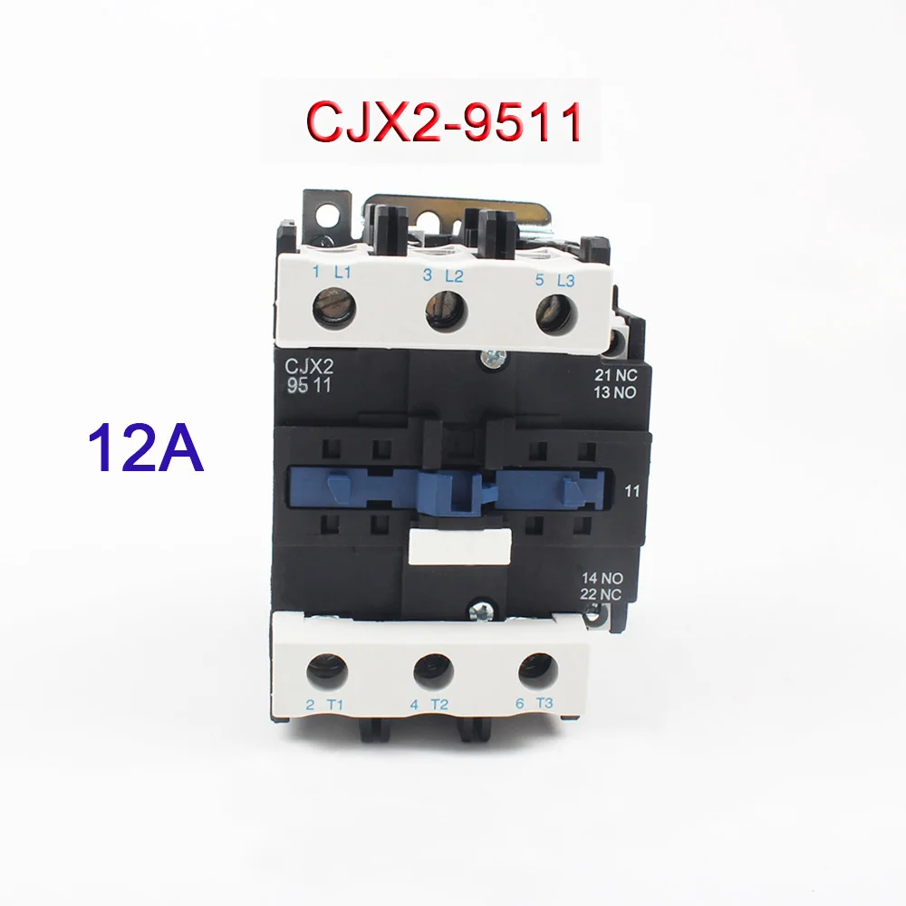 Реле стартера двигателя CJX2-9511 контактор переменного тока 12A \ напряжение опционально LC1-D 24V 36V 48V 110V 220V 380V 12V LC1 контактор переменного тока 50HZ 60HZ