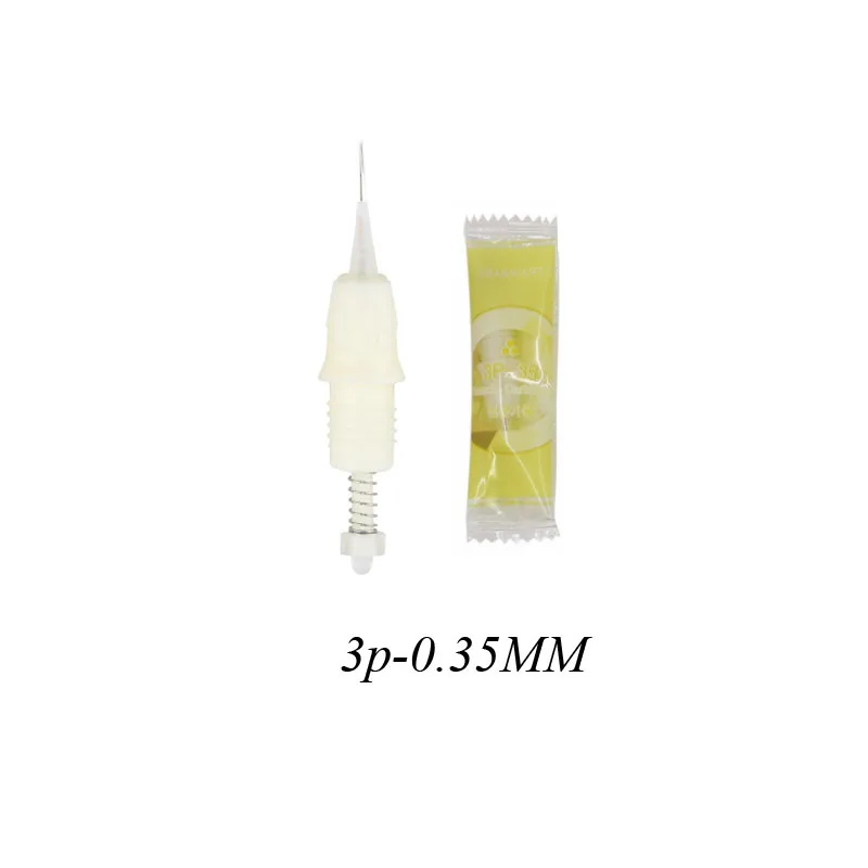 3p-50PCS Новейший Dermografo charmandt 4 Digita Профессиональный микро пигментасао Charmant Agulhas Easy Click Novo - Цвет: 3p-50PCS