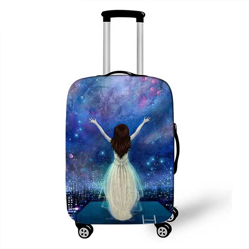 Животный узор дизайн багаж защитный чехол Дорожный чемодан эластичное покрытие пылезащитные чехлы от 18 до 32 дюймов аксессуары для путешествий