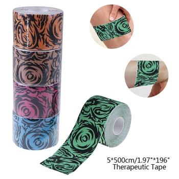 

New One Roll 5m*5cm Kinesiology Tape Athletic Muscle Support Sport Physio Therapeutic Tape For Support & Healing