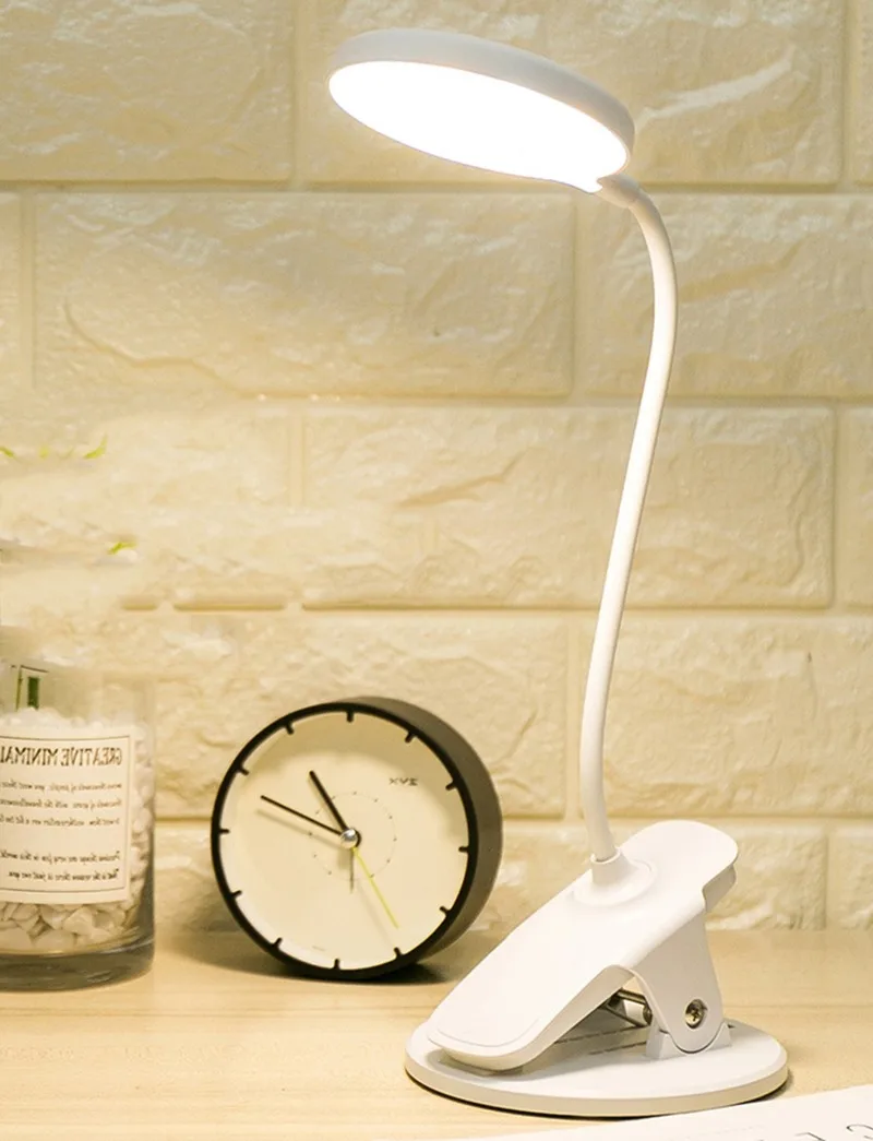 

Clip Lamp LED Learning Clip Book Lamp Eye Protector Rechargeable USB Desk Lamp
