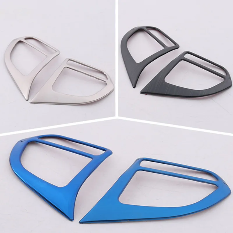 

2Pcs For MG HS Car Steering Wheel Button Sticker Stainless Steel Automobile Emblem Decal Styling Auto Interior Decoration