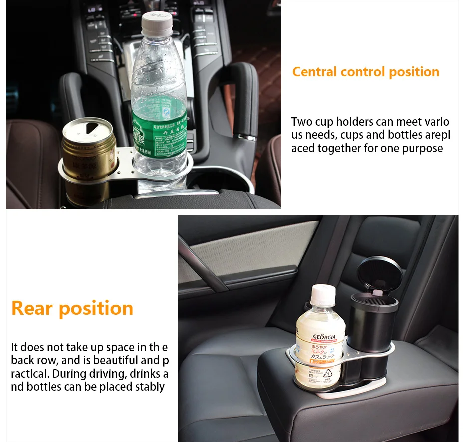 PORTE BOISSON,1 Set A--Console Centrale De Voiture ABS, Porte Gobelet