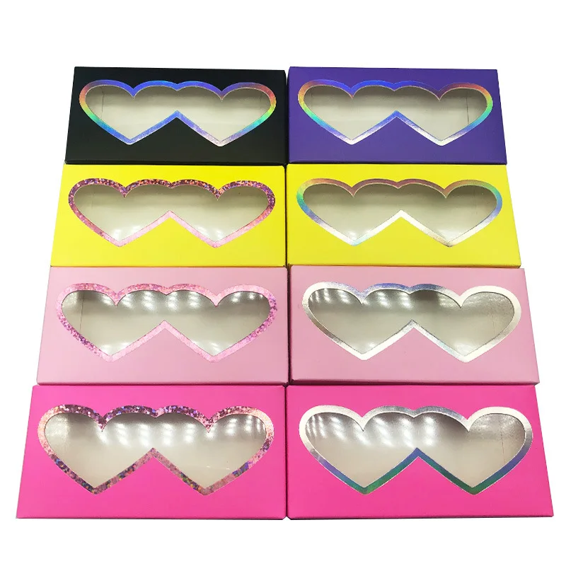 NEWMink eyelashes 100pcs paper false packaging box for 25mm lash boxes custom logo packing makeup cilios | Красота и здоровье