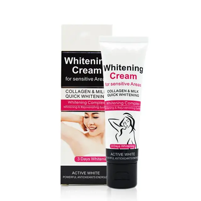 Armpit whitening cream skin lightening bleaching cream underarm dark skin legs knees whitening intimate body lotion