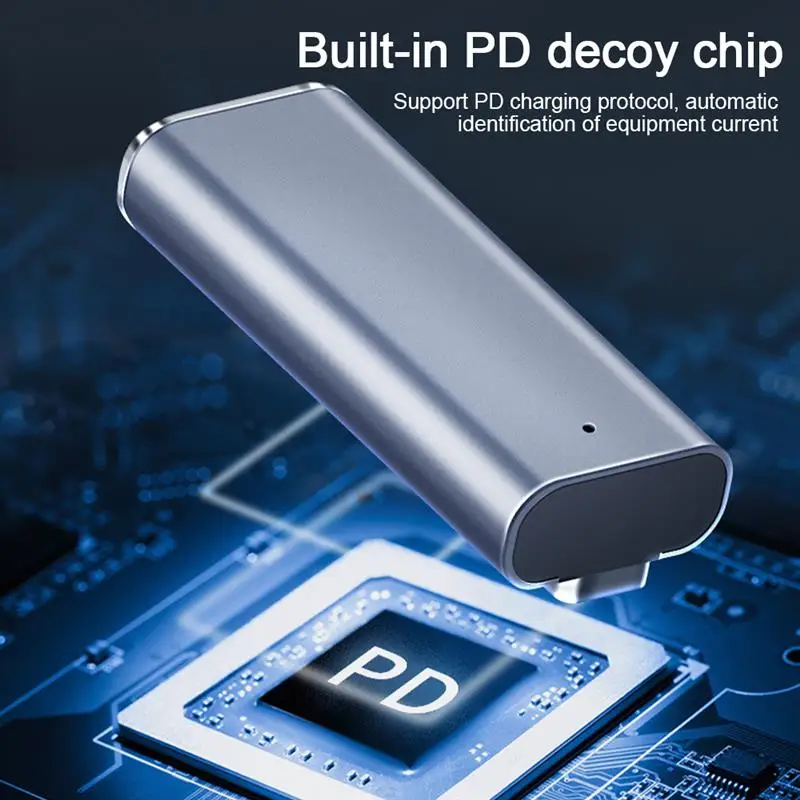 High Quality Magnetic USB C Adapter Type C to Magsaf* 2 /DC5521 to magsaf1 Connector PD Quick Charge Adapter For MacBook Air/Pro