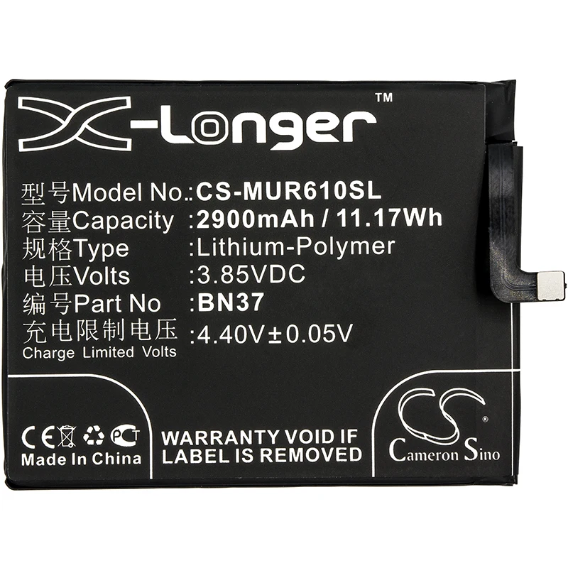 Обновленная батарея Cameron Sino для Xiaomi Cereus, M1804C3CC, M1804C3CE