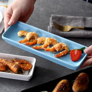 

Japanese Dessert Plate Ceramic Sauce dishFruit Bread Cake Snack vanity tray Kitchen Storage Plates Restaurant Special Tableware