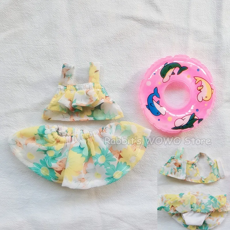 20cm Baby Doll Outfit Plush Doll's Clothes Lovely Hoodie Stuffed Toy Dolls Accessories for Korea Kpop EXO Idol Dolls 21