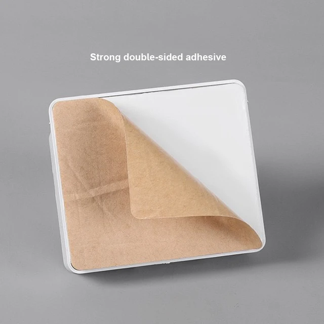 Távirányító Doboz Falra Szerelt Műanyag Telefon Töltő Tartó Lyukasztás Nélküli Mobil Szervező Szürke - Image 3