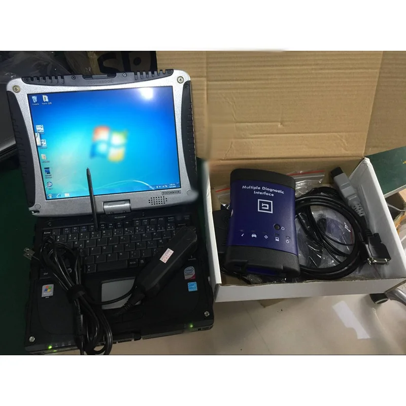 Tech2win GDS 2 для Wifi MDI G-M автомобилей мультиплексор интерфейс Программное обеспечение, установленное на б/у ноутбук CF-19 программа Toughbook CF19