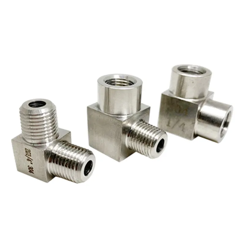 1/8" 1/4" 3/8" 1/2" 3/4" 1" BSP female male thread 304 stainless steel elbow high pressure resistant pipe fitting connector pipe fitting hose pipe fitting