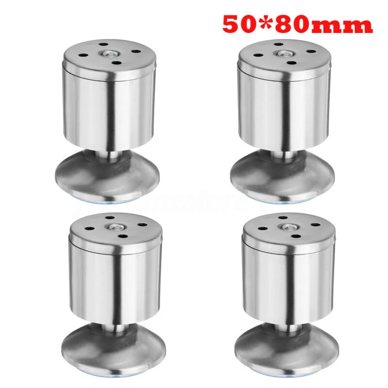 

2019 New High Quality Stainless Steel Feet Stand 4pcs For Kitchen Sofa Table Furniture Bracket