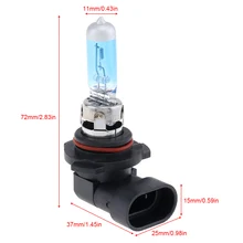 Car Light Bulbs 12V H12 53W 6000K White Light Super Bright Car Xenon Halogen Lamp Auto Front Headlight Fog Bulb