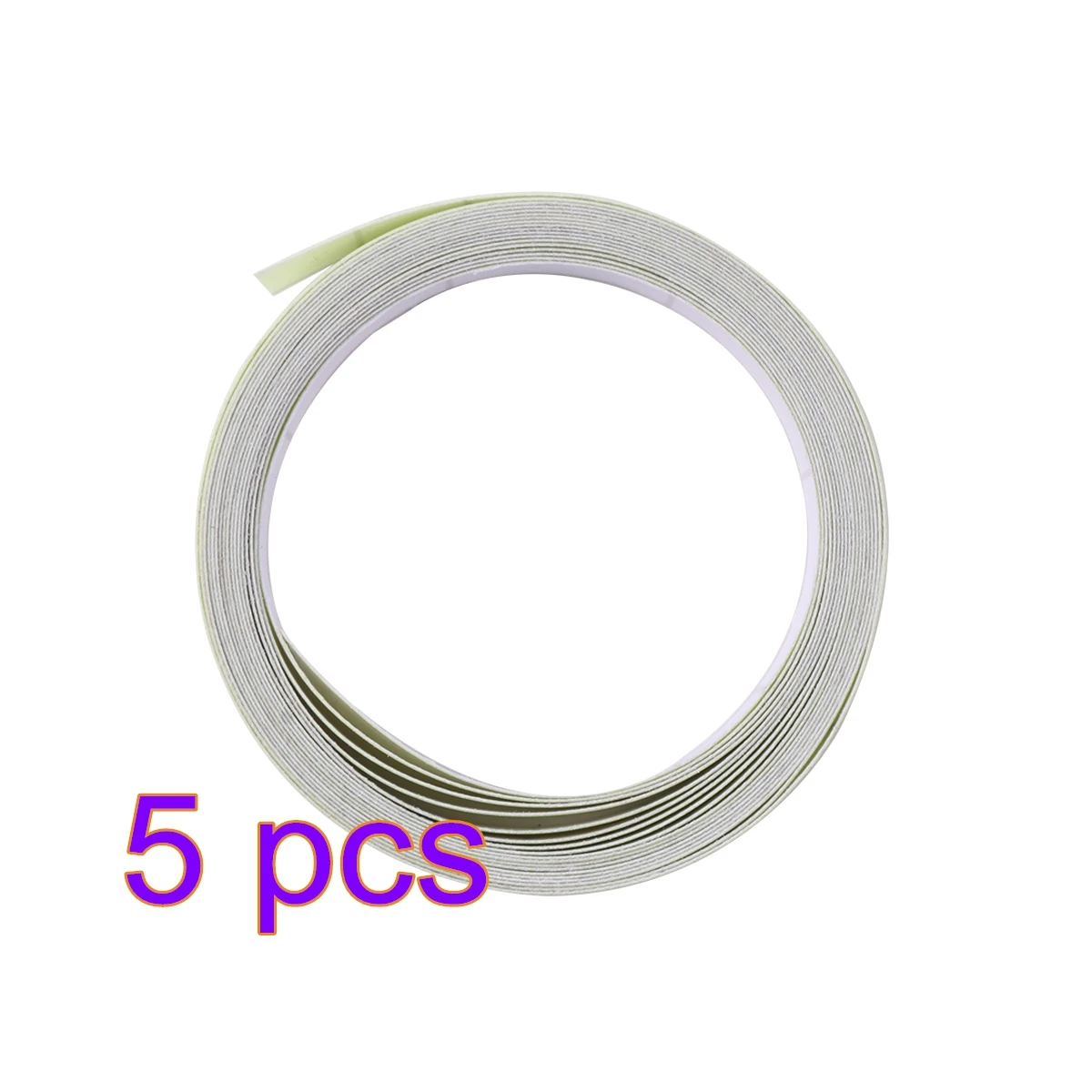 5pcs 1 см x 3 м DIY светящиеся Предупреждение ющие Светящиеся в темноте ночные ленты автомобильные наклейки Безопасность авто Стайлинг Аксессуары светоотражающая лента - Цвет: 5pcs