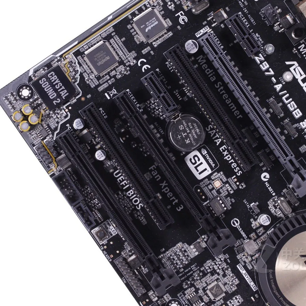 Asus Z97-A/USB3.1 Intel Z97 Оригинальное используемое настольное гнездо для материнской платы LGA 1150 Core i7/i5/i3/Pentium/Celeron DDR3 32G ATX