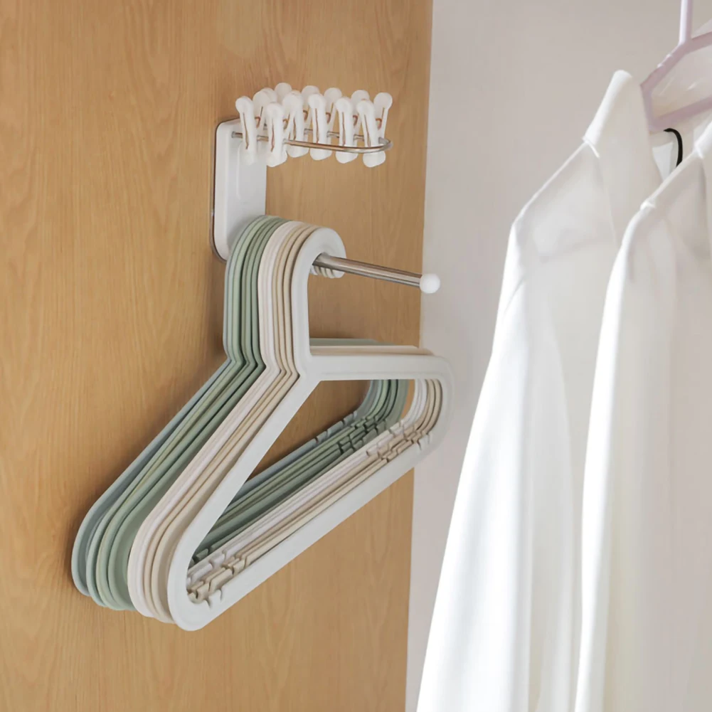 

Stainless Steel Hanger Non-Perforated Shelf Saves Space Multi-Purpose Storage Rack For Wardrobe And wall hanging Washing Machine