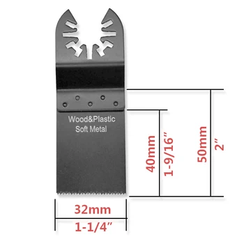 

5X Saw Blade Metal Oscillating Multi Tools For Metal Cutting Wood Accessories