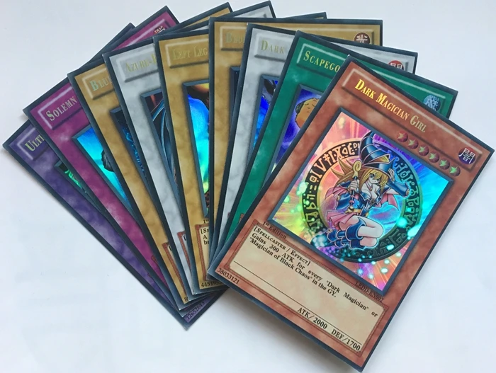 100 шт Yu-Gi-Oh официальная карточная игра английская версия флеш-карта битва карты все флэш-карты 100 карты не повторять